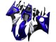 2003-2004 Blue White Glossy Black Yamaha YZF R6 Motorcycle Fairings Canada