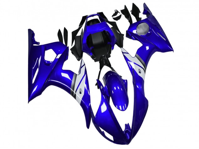 2003-2004 Blue White Yamaha YZF R6 Motorcycle Fairings Canada