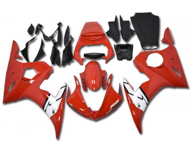 2003-2004 Red White Yamaha YZF R6 Motorcycle Fairings Canada
