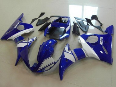 2003-2004 Blue White Silver Yamaha YZF R6 Motorcycle Fairings Canada