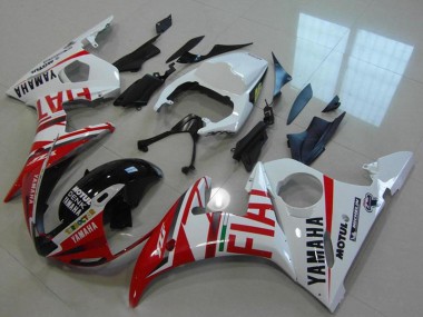 2003-2004 White Red Fiat Michelin Motul Yamaha YZF R6 Motorcycle Fairings Canada
