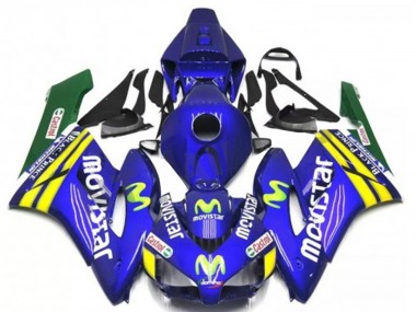 2004-2005 Blue Yellow Green MoviStar Red Castrol Honda CBR1000RR Motorcycle Fairings Canada