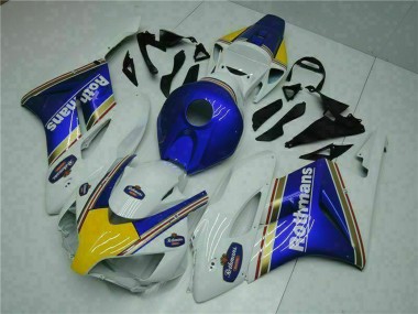 2004-2005 White Blue Yellow Rothmans Honda CBR1000RR Motorcycle Fairing Canada