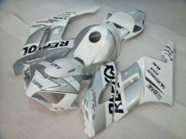 2004-2005 White Silver Black Repsol Honda CBR1000RR Motorcycle Fairing Canada