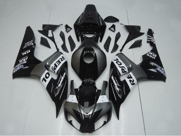 2004-2005 Grey White Glossy Black Repsol Honda CBR1000RR Motorcycle Fairings Canada
