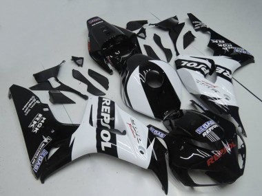 2004-2005 White Glossy Black Repsol Honda CBR1000RR Motorcycle Fairings Canada