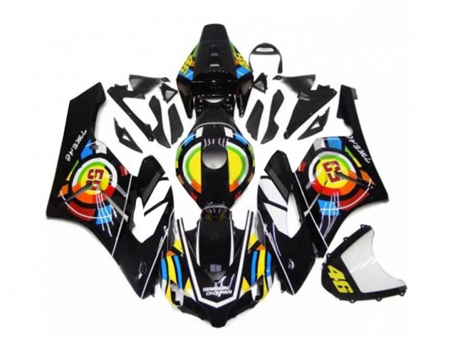 2004-2005 Glossy Black Yellow Green Red 46 Honda CBR1000RR Motorcycle Fairings Canada