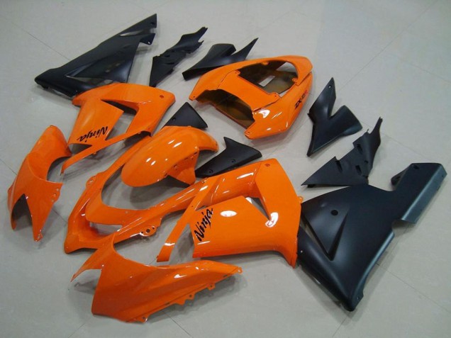 2004-2005 Ornage Matte Black Kawasaki ZX10R Motorcycle Fairings Canada