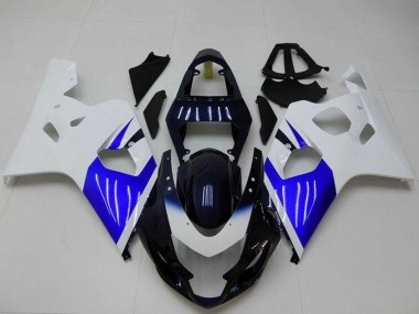 2004-2005 White Blue Black Suzuki GSXR 600/750 Bike Fairings Canada
