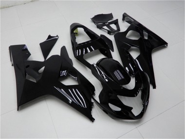 2004-2005 Glossy Black Suzuki GSXR 600/750 Motorcycle Fairings Canada