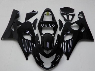 2004-2005 Glossy Black Suzuki GSXR 600/750 Motorcycle Fairings Canada