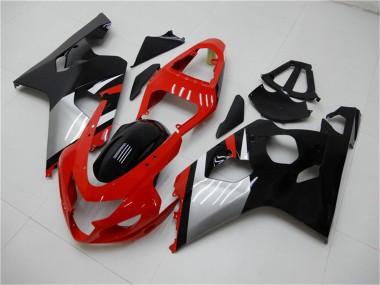 2004-2005 Red Silver Black Suzuki GSXR 600/750 Motorcycle Fairings Canada