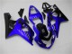2004-2005 Blue Glossy Black Suzuki GSXR 600/750 Motorcycle Fairings Canada