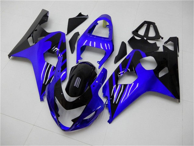 2004-2005 Blue Glossy Black Suzuki GSXR 600/750 Motorcycle Fairings Canada