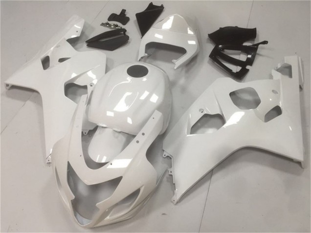 2004-2005 Glossy White Suzuki GSXR 600/750 Motorcycle Fairings Canada