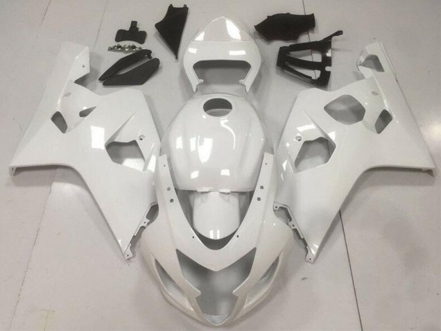 2004-2005 Glossy White Suzuki GSXR 600/750 Motorcycle Fairings Canada