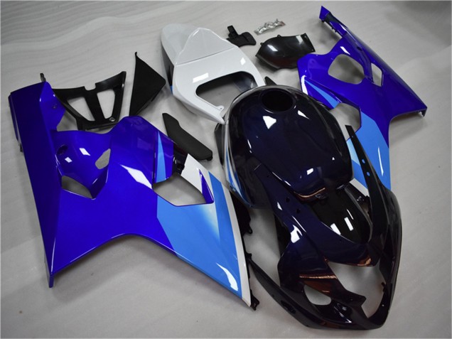 2004-2005 White Blue Black Suzuki GSXR 600/750 Motorcycle Fairing Canada