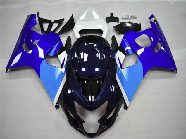 2004-2005 White Blue Black Suzuki GSXR 600/750 Motorcycle Fairing Canada
