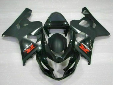2004-2005 Glossy Black Matte Black Red Decal Suzuki GSXR 600/750 Motorcycle Fairings Canada