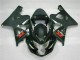 2004-2005 Glossy Black Matte Black Red Decal Suzuki GSXR 600/750 Motorcycle Fairings Canada