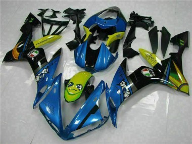2004-2006 Blue Yellow Shark Yamaha YZF R1 Motorcycle Fairings Canada