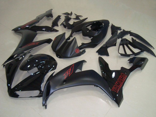 2004-2006 Glossy Black Matte Black Red Yamaha YZF R1 Motorcycle Fairings Canada