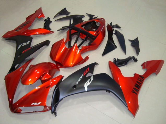 2004-2006 Red Matte Black Yamaha YZF R1 Motorcycle Fairings Canada