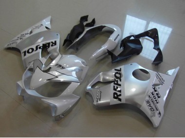 2004-2007 White Silver Black Repsol Honda CBR600 F4i Motorcycle Fairings Canada