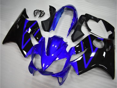 2004-2007 Blue Glossy Black Honda CBR600 F4i Motorcycle Fairing Kits Canada