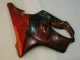 2004-2007 Glossy Black Red Flame Honda CBR600 F4i Motorcycle Fairings Canada