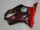 2004-2007 Glossy Black Red Flame Honda CBR600 F4i Motorcycle Fairings Canada