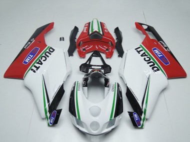 2005-2006 White Red Green Glossy Black Enel Generali Tim Ducati 749 999 Motorcycle Fairings Canada