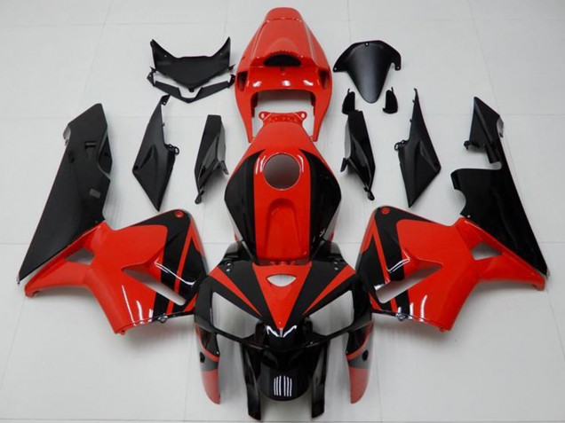 2005-2006 Red Black Honda CBR600RR Abs Fairings Canada