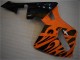 2005-2006 Orange Black Flame Honda CBR600RR Motorcycle Fairing Canada