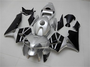 2005-2006 Silver Black Honda CBR600RR Motorcycle Fairing Canada