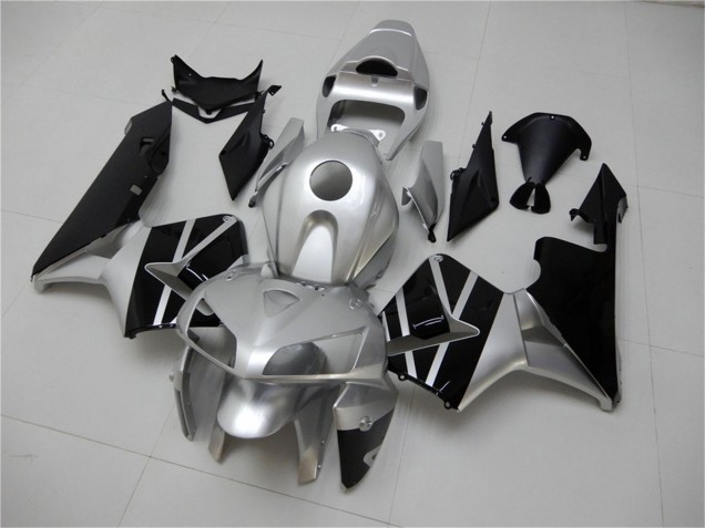 2005-2006 Silver Black Honda CBR600RR Motorcycle Fairing Canada