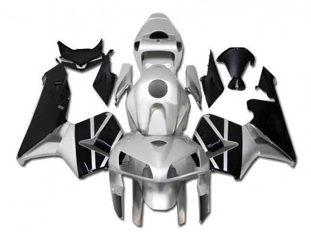 2005-2006 Silver Black Honda CBR600RR Motorcycle Fairing Canada