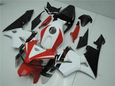 2005-2006 White Red Black Honda CBR600RR Motorcycle Fairing Kits Canada