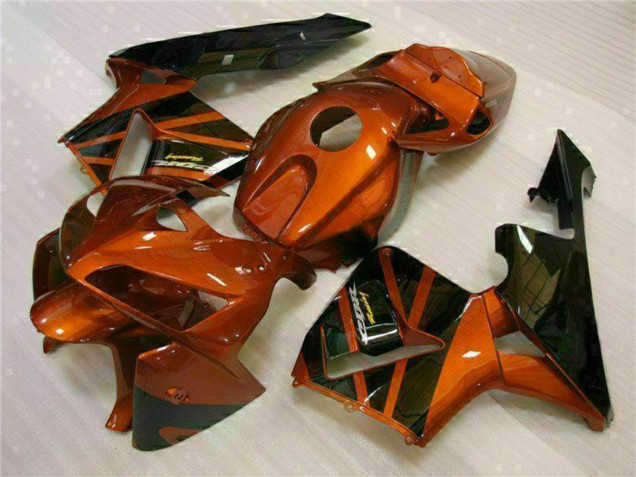 2005-2006 Orange Black Honda CBR600RR Motorcycle Fairing Kits Canada