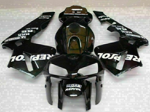 2005-2006 Black Repsol Honda CBR600RR Motorcycle Fairings Canada
