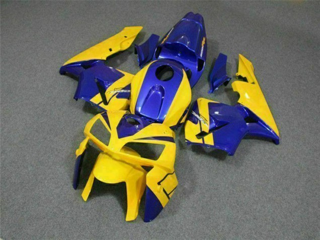 2005-2006 Yellow Blue Honda CBR600RR Motorcycle Fairings Canada