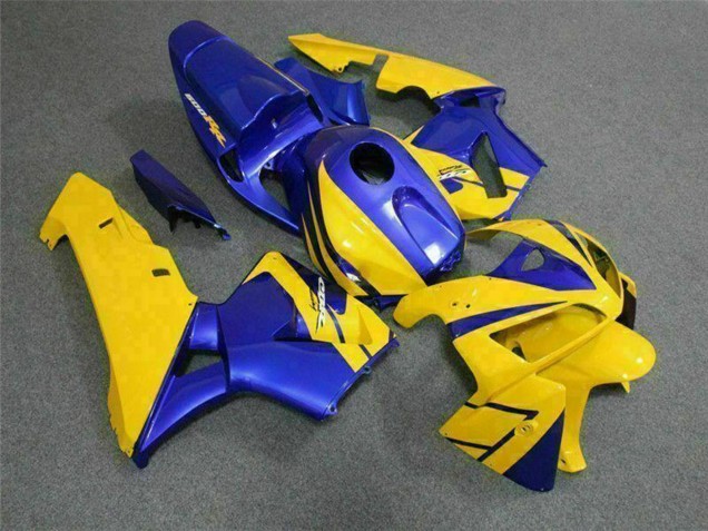 2005-2006 Yellow Blue Honda CBR600RR Motorcycle Fairings Canada