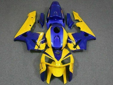 2005-2006 Yellow Blue Honda CBR600RR Motorcycle Fairings Canada