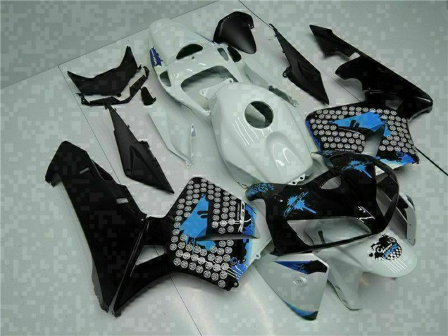2005-2006 White Black Green Honda CBR600RR Motorcycle Fairings Canada