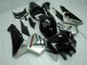 2005-2006 Glossy Black Silver Honda CBR600RR Motorcycle Fairings Canada