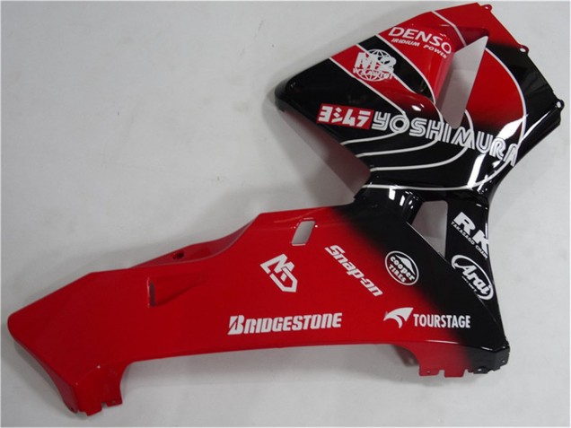 2005-2006 Red Black Honda CBR600RR Motorcycle Fairings Kit Canada