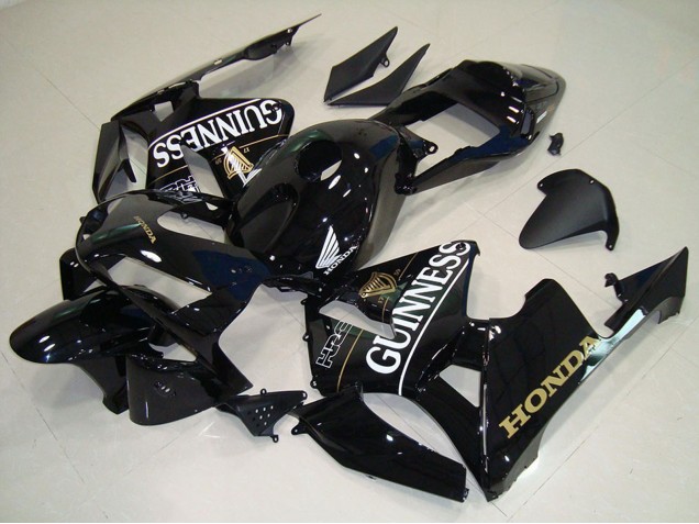 2005-2006 Glossy Black Gunness Honda CBR600RR Motorcycle Fairings Canada