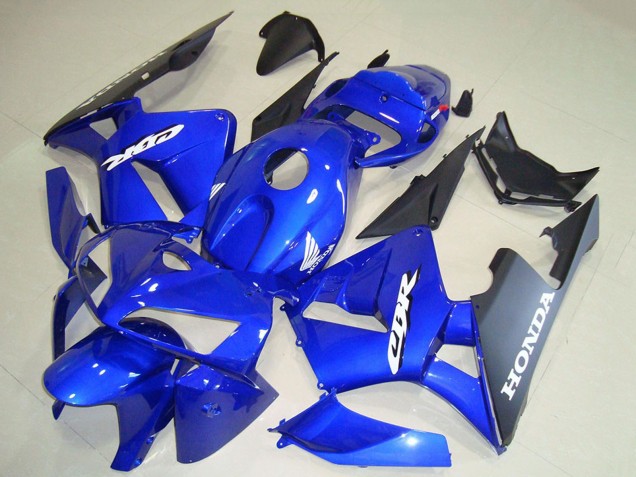 2005-2006 Blue Black White Decal Honda CBR600RR Motorcycle Fairings Canada