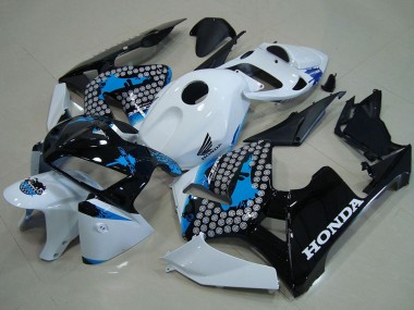 2005-2006 White Blue Black Honda CBR600RR Motorcycle Fairings Canada