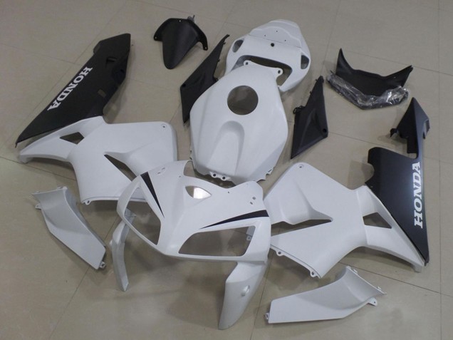2005-2006 White Black Honda CBR600RR Motorcycle Fairings Kit Canada
